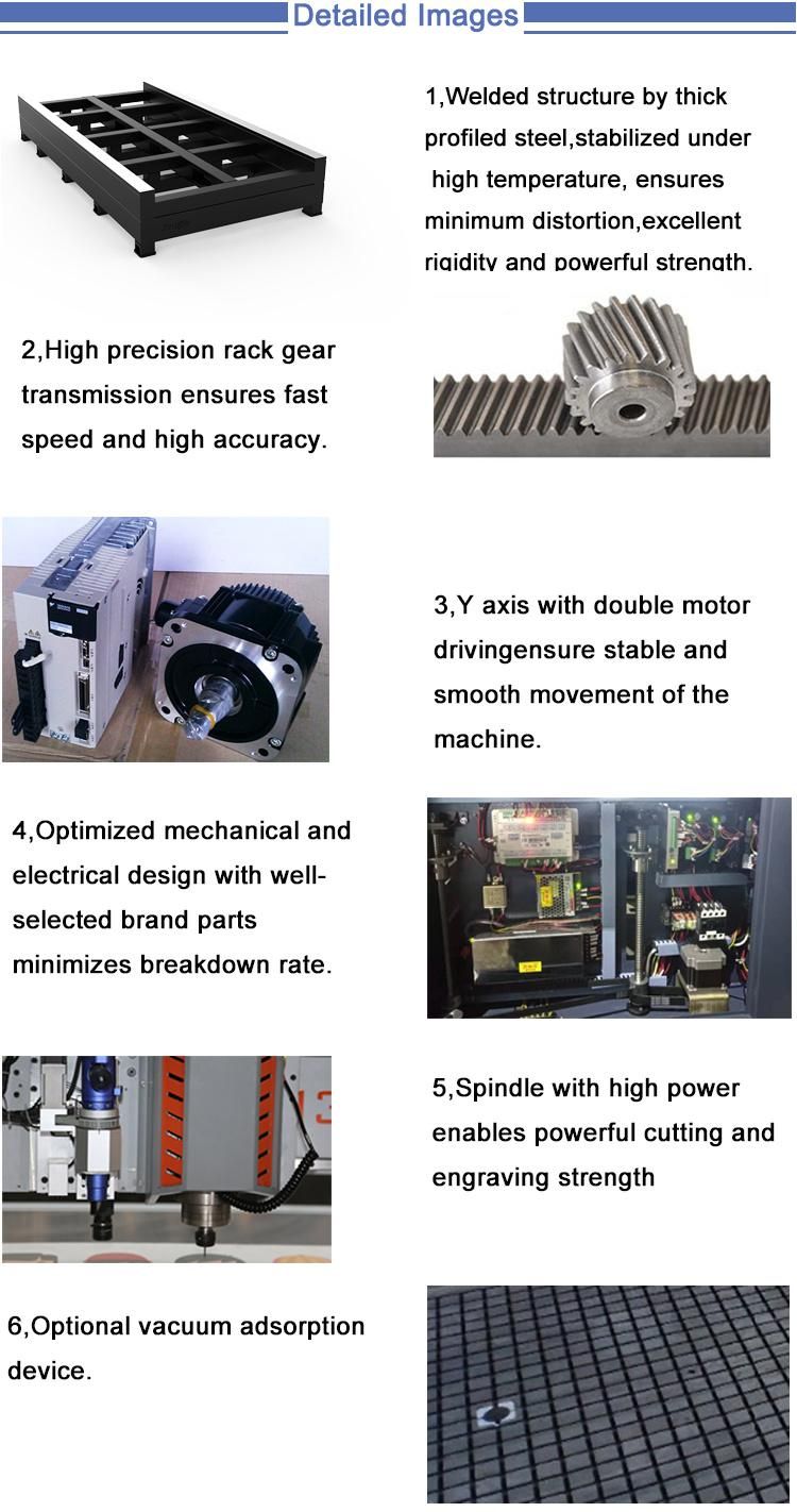 Ruijie Manufacture Model 2040 CNC Atc Wood Cutting Machine with Tool Changer