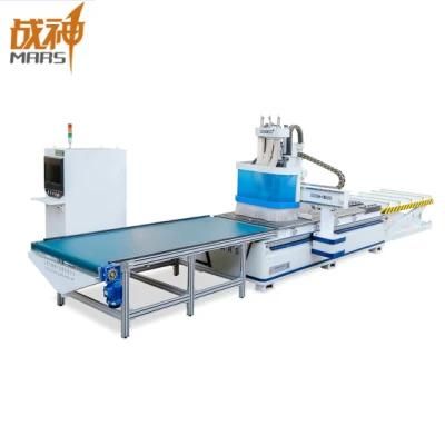 Mars Labor-Saving Wood CNC Router Machine with Double Spindle and Drilling Banks