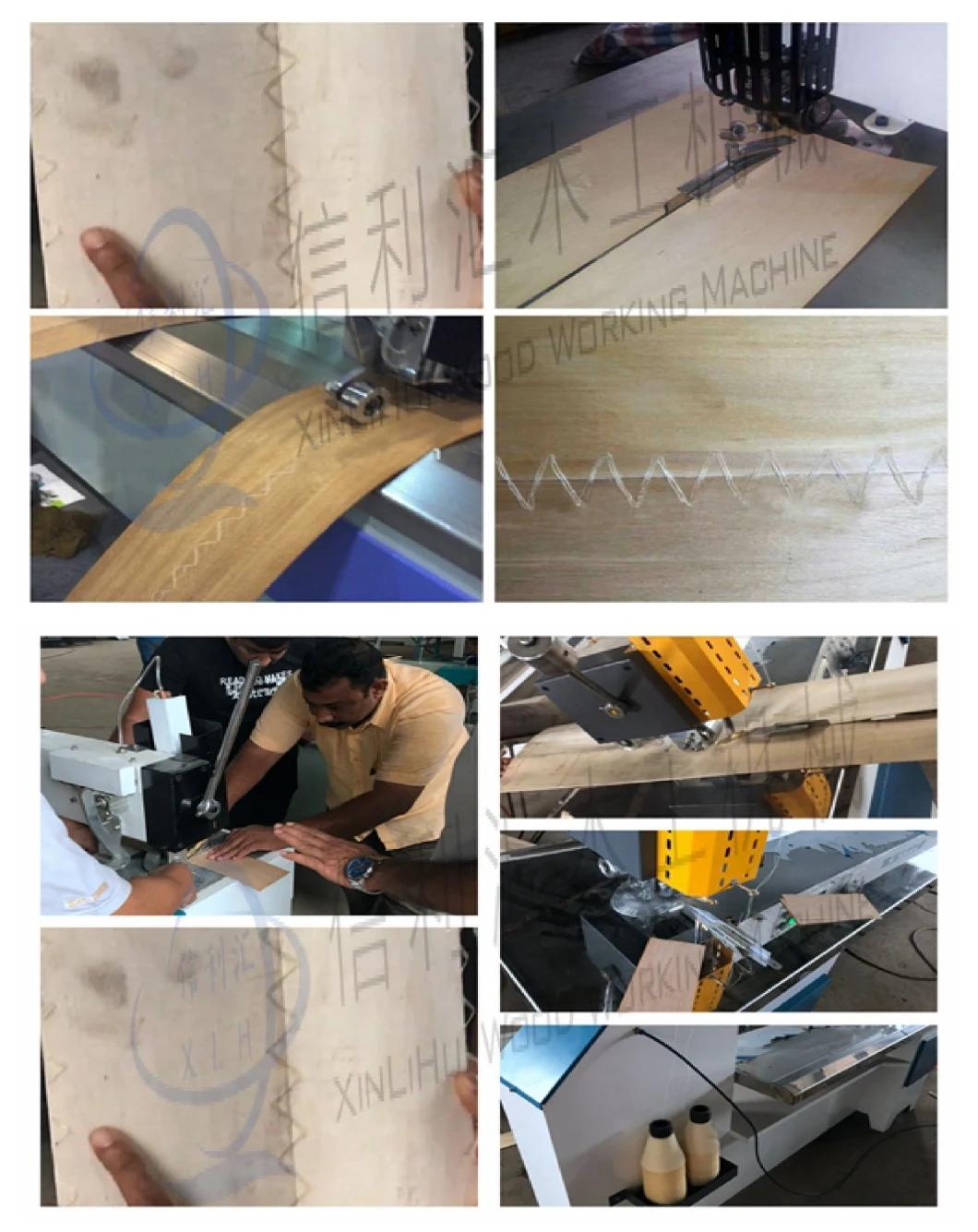Mh1109 Thin Board Scribe Linking Machine Woodworking Machinery Fancy Veneer Edge Jionter/ Flat Seamer Woodworking