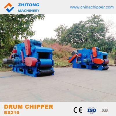 55kw Bx216 Wooden Pallet Drum Chipper Manufacture Factory