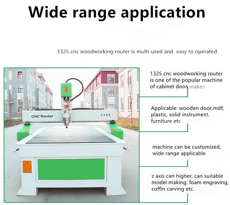 Wood Cutting More Human 1325 Multi-Process Woodworking CNC Router Machine Equipment for Wood Door Manufacturers