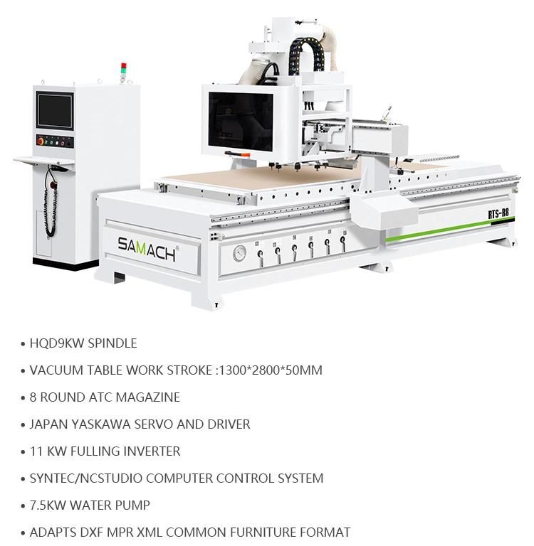 Spindle High-Quality CNC Router 1325atc