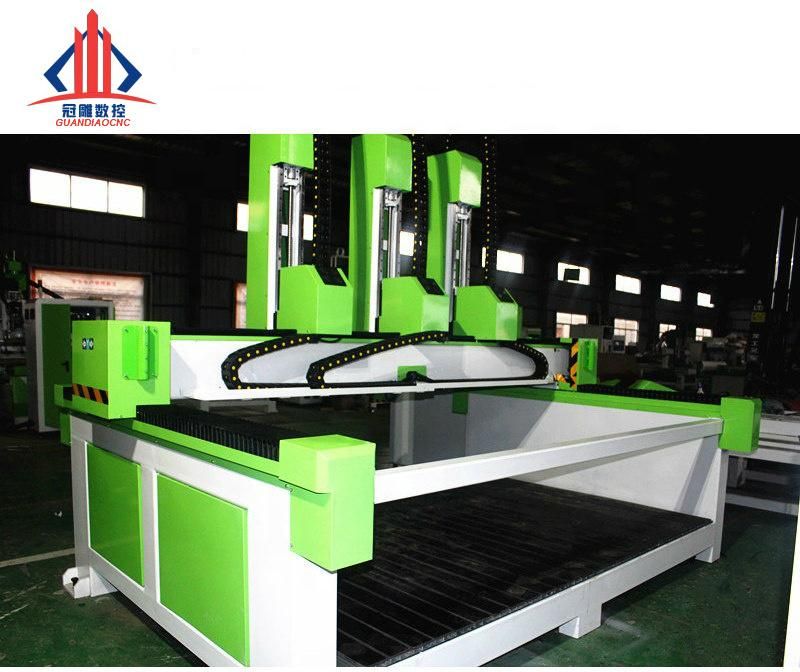 High Efficiency CNC Carving Engraving Foam Marble Granite Stone Machine