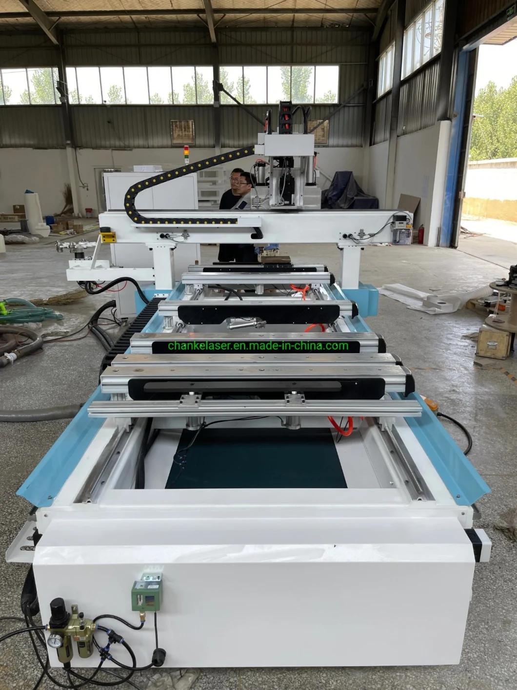 CNC Wooden Door Locking CNC Router Machine Engraving Machining Center 3D Wood Working Cutting Drilling Engraver Table Legs CNC Mechanical Woodworking Machinery