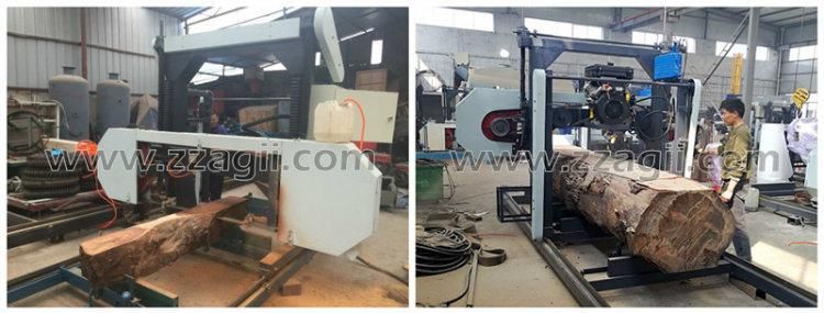 Large Horizontal Band Sawmill Diesel Wood Sawing Machine for Sale