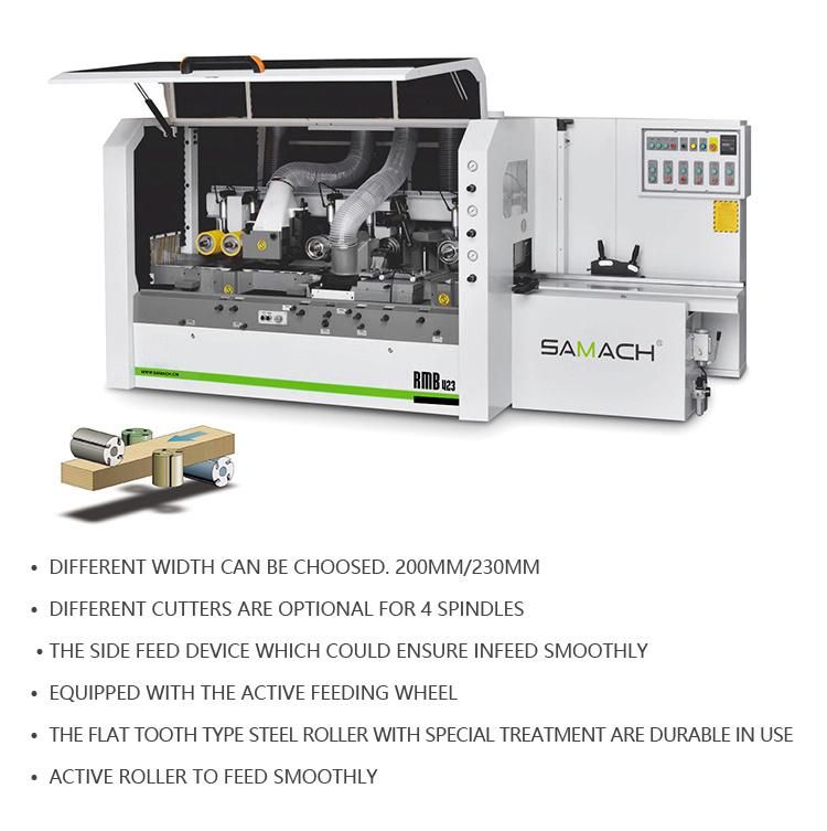 Heavy Duty Woodworking Four Sided Planer Moulder