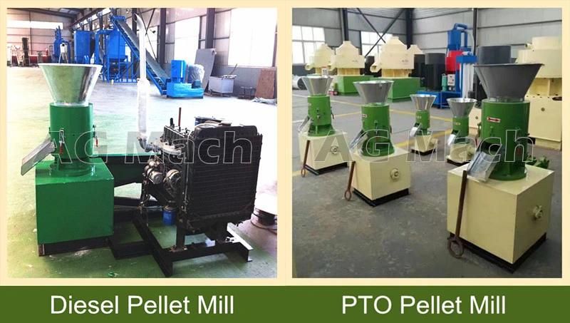 Kaf 450 Automatic Wood Sawdust Pelletizer Biomass Pellet Machine with Ce