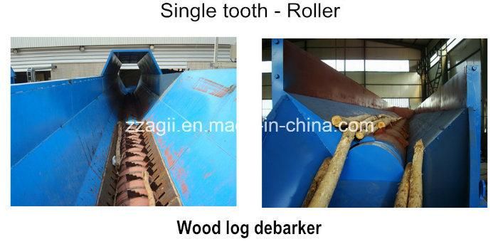 High Efficiency Log Tree Debarker Wood Peeler Tree Bark Peeling Machine