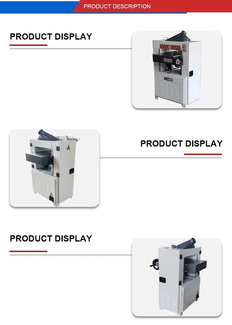 ZICAR high quality 24′′ thicknesser machine industrial industrial wood thickness planer