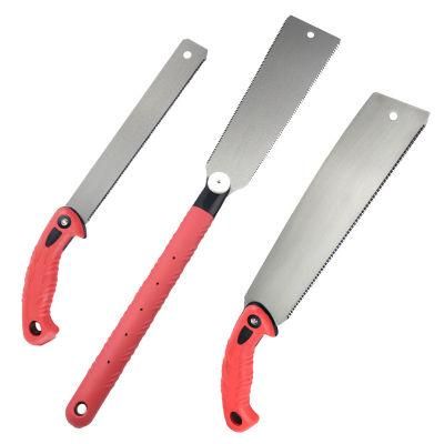 Double-Sided Hand Saw Woodcutter Saw Saw, Furniture Decoration Three Times Fast Hand Saw Fine-Toothed Garden Saw Blade
