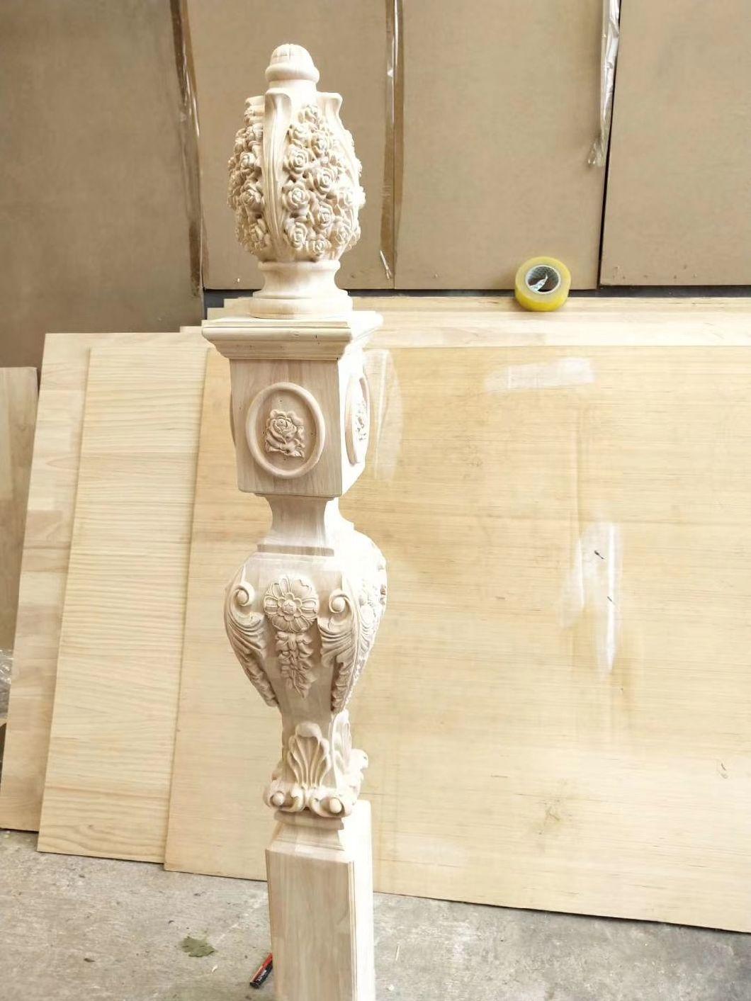 3D Relief Carving Cylinder Wood Router Machinery CNC Engraving Machine