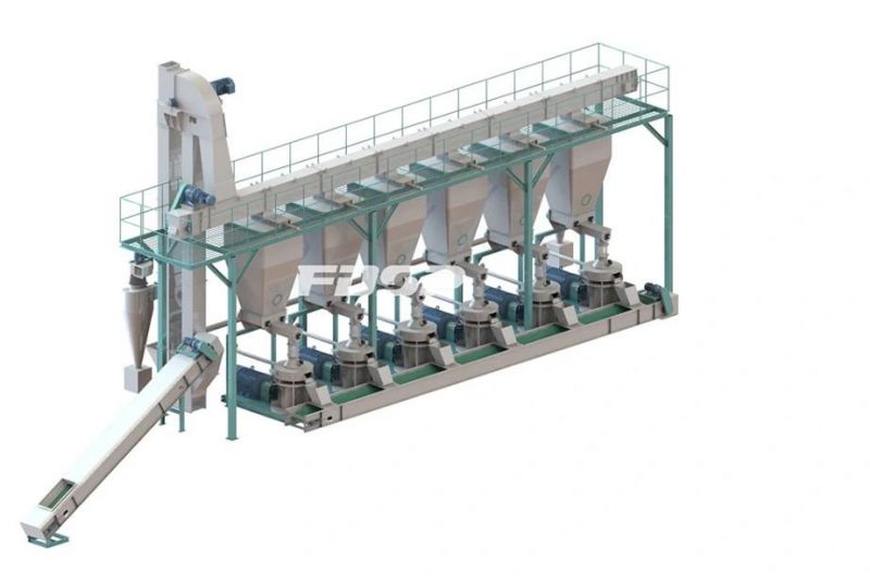 Vertical Ring Die Pellet Mill for Wood Pellet Biomass Granualtor Producer