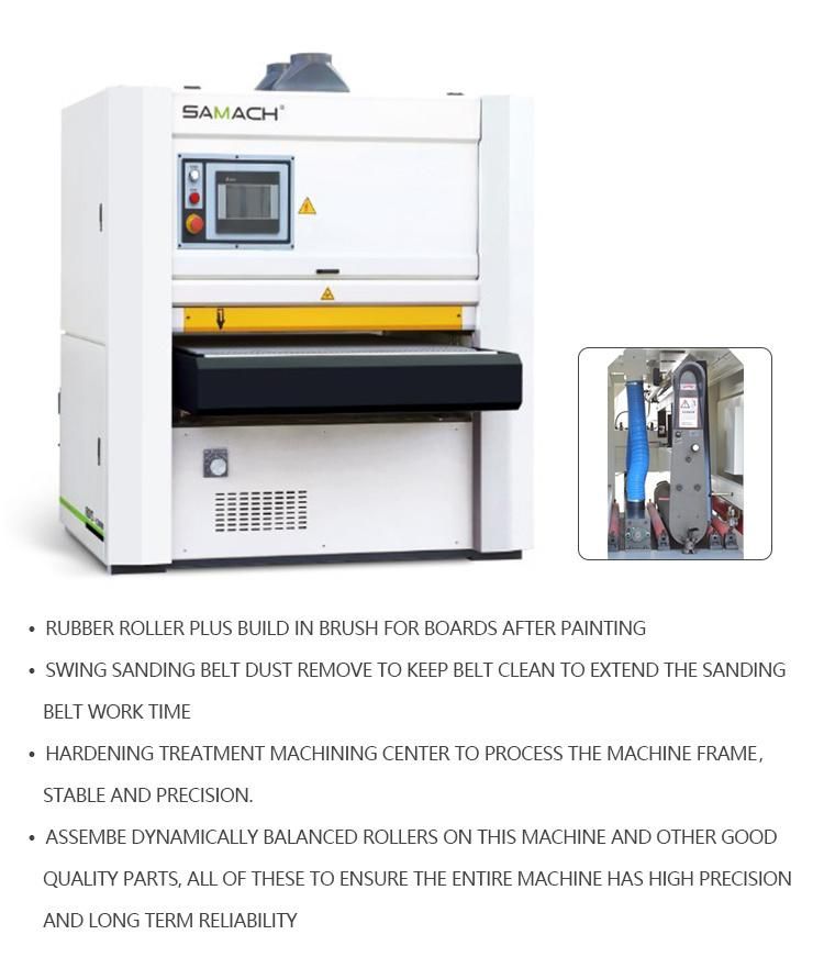 Woodworking Single Head Lacquer Sander Painting Sanding Machine