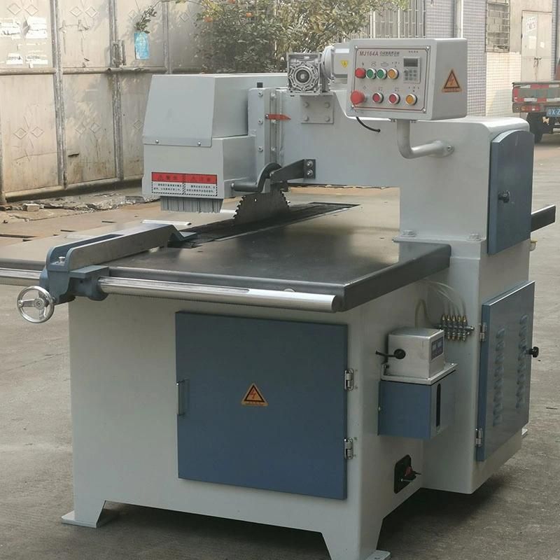 Mj163 Straight Line Single Rip Saw Wood Cutting Machine