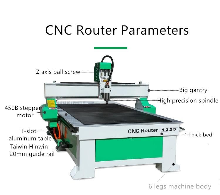 Woodworking Single Spindle Vacuum Table CNC Router Machine for Woodworking