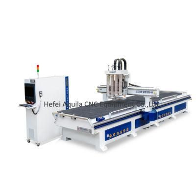 Mars Sg400-D Doule Working Table Four Process CNC Router Machine