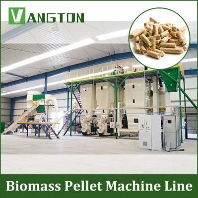 Full Complete Biomass Wood Pellet Machine Line 1000-1500 Kg Per Hour Npm 560
