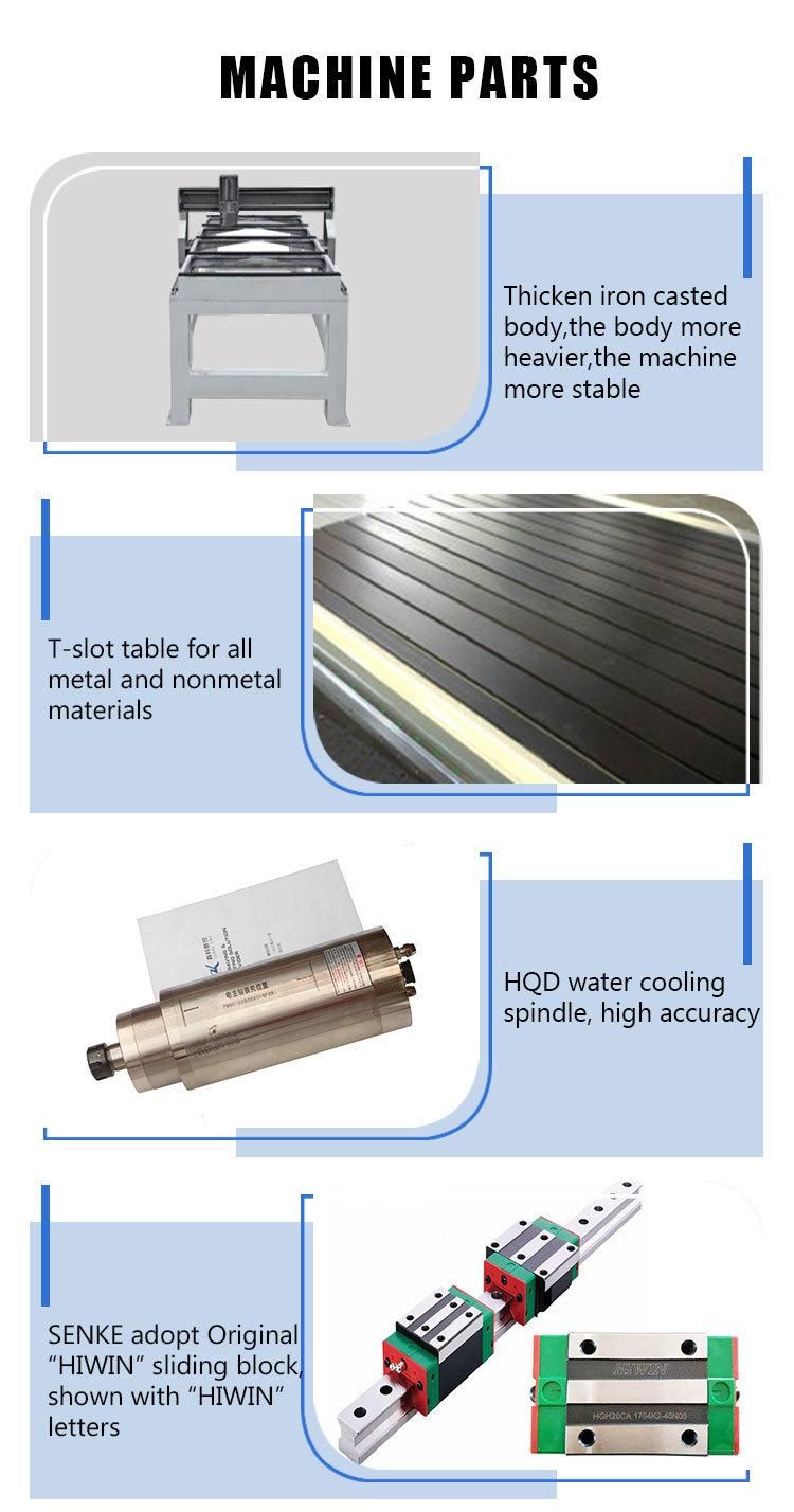 Mini CNC Router Ska-6060 PVC Wood Acrylic Mould Engraving Carving Machine