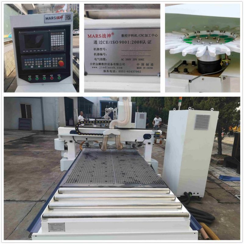 Xs200 Vacuum Table Approved with ISO9001 MDF Board CNC Machine for Game Cabinets