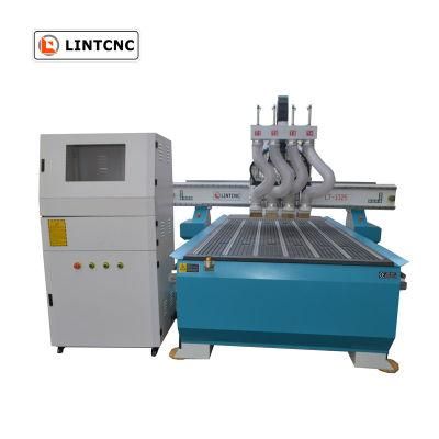 Woodworking CNC Router Wood Furniture Carving Machine 1325 1530 4 Spindle Multi Head CNC Router