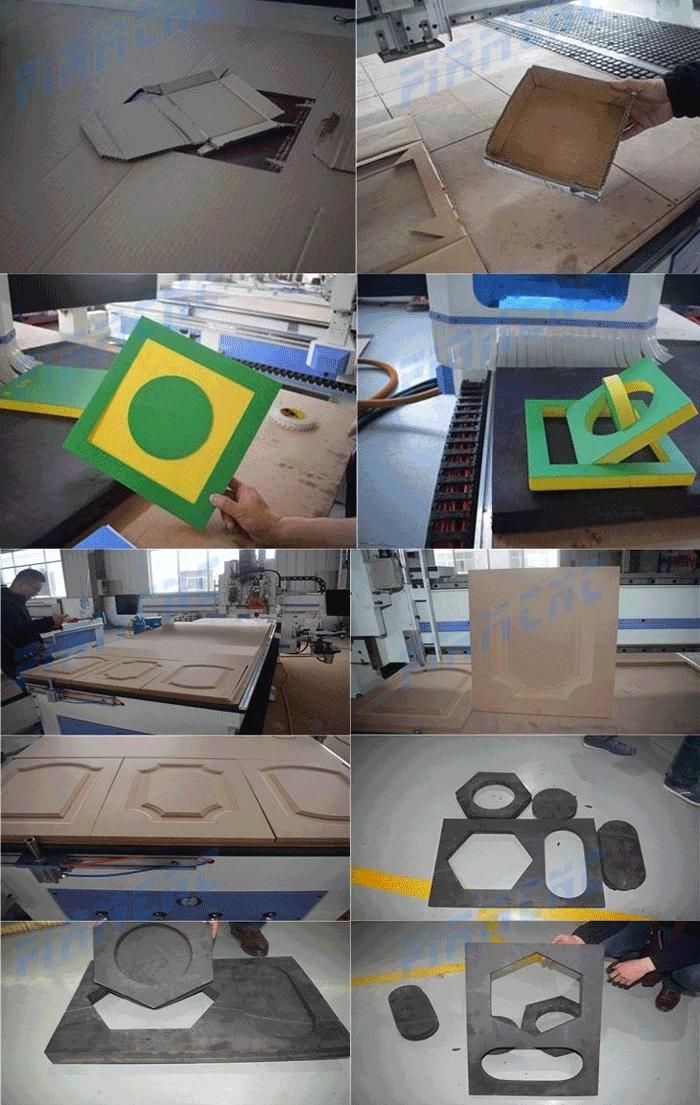 Atc CNC Oscillating Knife Leather Cardboard Carton Cutting Router Machine