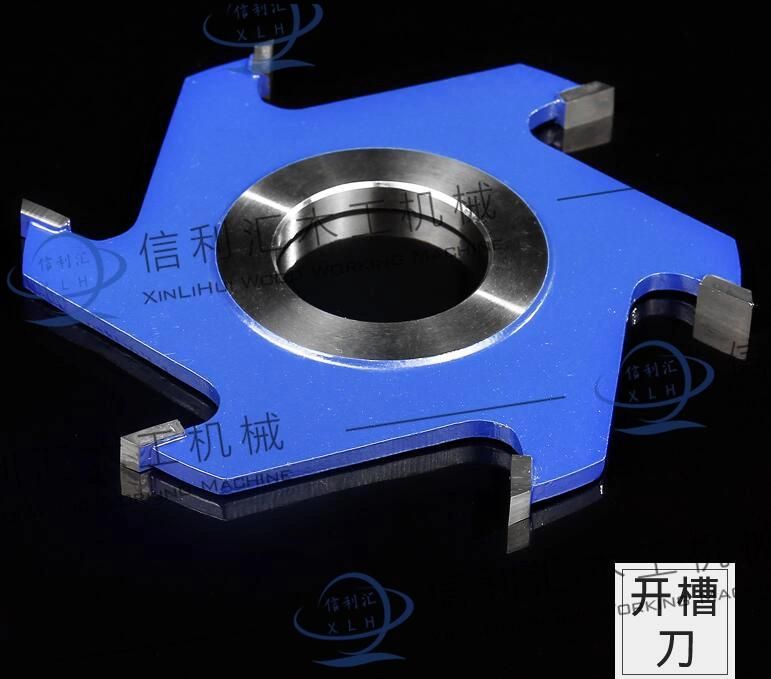 Tungsten Carbide 4 Wings / 6 Wings Cutter Head Spindle Moulder Milling Cutter Head D130*D30*H19*6t Using for Woodworking