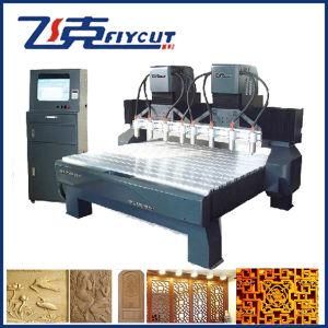 8 Spindles with Double Z Axis Wood CNC Woodworking Router Machine