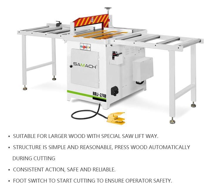 Woodworking Cut-off Saw Machine High Speed Wood Cut off Saw