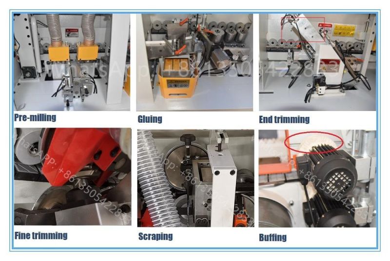 Woodworking PVC Edge Banding Machine for Melamine Board Panel Type Furniture Processing Wood Machine