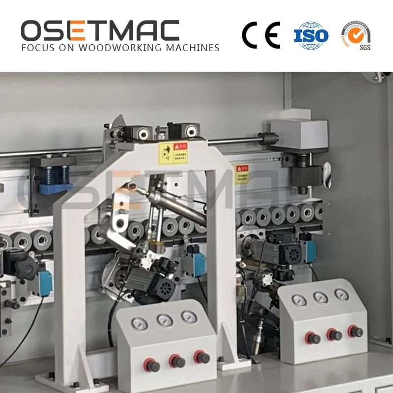 Osetmac Economic Edge Banding Machine Sys-468 with Cornor Rounding Woodworking Fully Auto Automatic Cheap 3mm CNC PUR Through Feed Linear Multifunction Door Wo