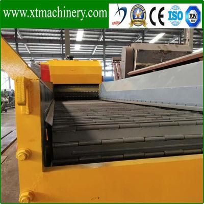 Portable Diesel Engine Conveyor Fold-Able Bamboo Sugarcane Biomass Shredder