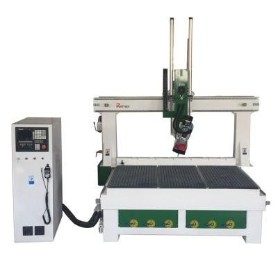 4 Axis CNC Router Machine with 8 Tools and Swing Head of 1325 Woodworking Furniture Atc Wood CNC Router