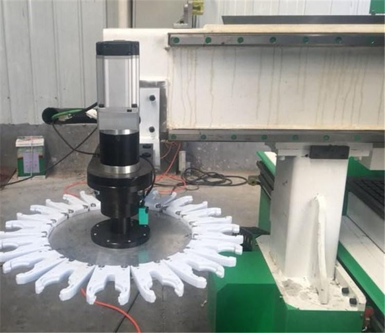 Tool Changing Disc Woodworking CNC Router Automatic CNC Machine