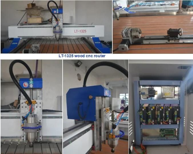 Metal Cutting Engraving Machine CNC Wood Router 1325 1515 with Water Cooling System