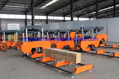 Auto Log Band Saw High Precision Timber Cutting Band Sawmill