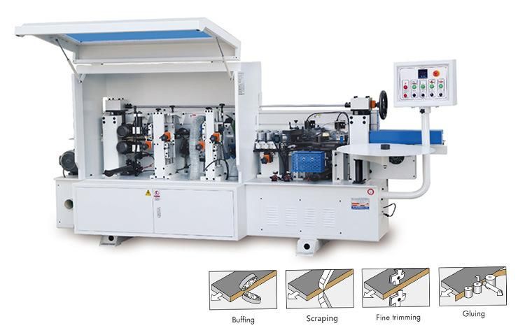 Hicas 1000kg Fine Trimming Semi-Automatic Edge Bander Machine for MDF