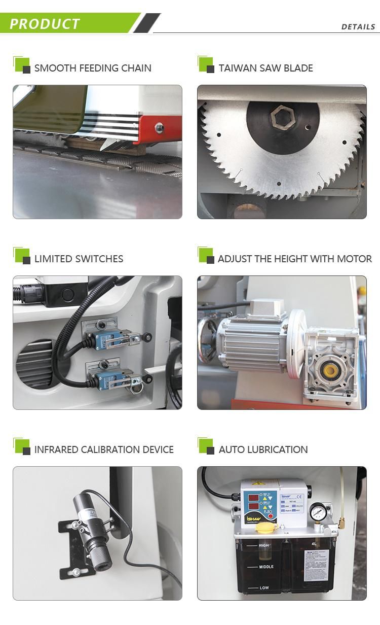 Solid Wood Cutting Machine Automatic Vertical Rip Saw