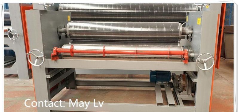 Automatic Woodworking Plywood Double Sides Core Veneer Glue Spreader Machine