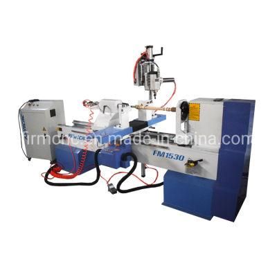 Jinan Single Axis CNC Wood Turning Lathe Machine for Staircase