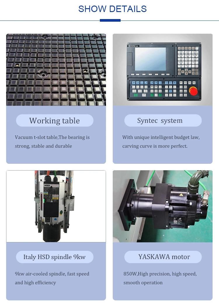 Three Years Warranty Hot Sale 3D Atc Wood CNC Router Machine, Woodworking Machine, Furniture Making Machine