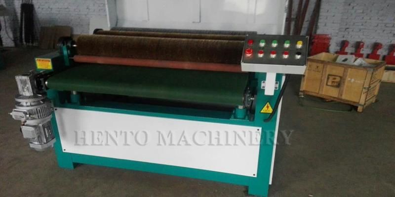 Automatic High Speed Furniture Woodworking Wood Drawing Machine / Wood Textured Wire-Drawing Machine