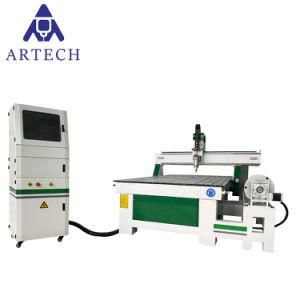 1325 4 Axis Rotary CNC Router 2D 3D Engraving Woodworking Machine for Wood