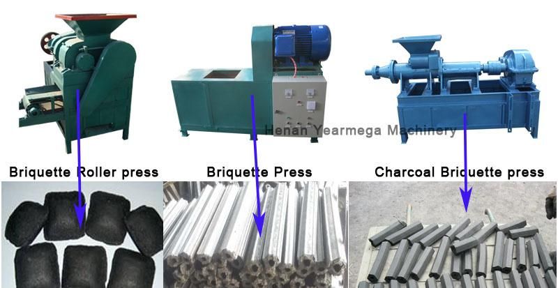 Long Service Life Wood Sawdust Briquette Extruder Machine for Biomass Fuel