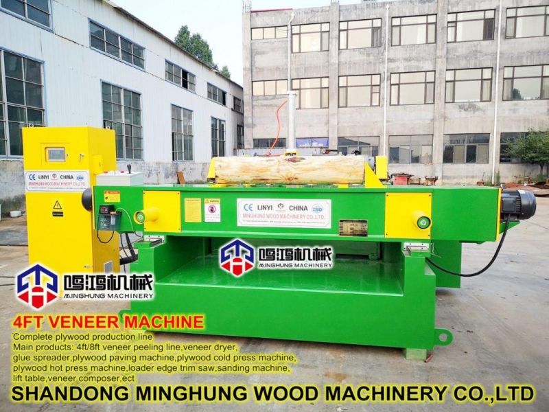 Wood Log Peeling Machine for Wood Veneer Production