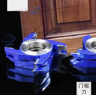D125*22*40mm*6t Tongue and Groove Set, 2PCS Wood Door Flooring 6 Teeth T Shape Wood Milling Cutter for Kitchen/Bathroom/Cabinet