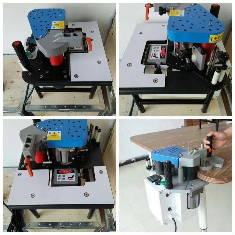 Portable Woodworking Tool Edge Bander for Furniture Making/ Woodworking Ajustable Speed Control Manual Edge Banding Machine 110V/220V