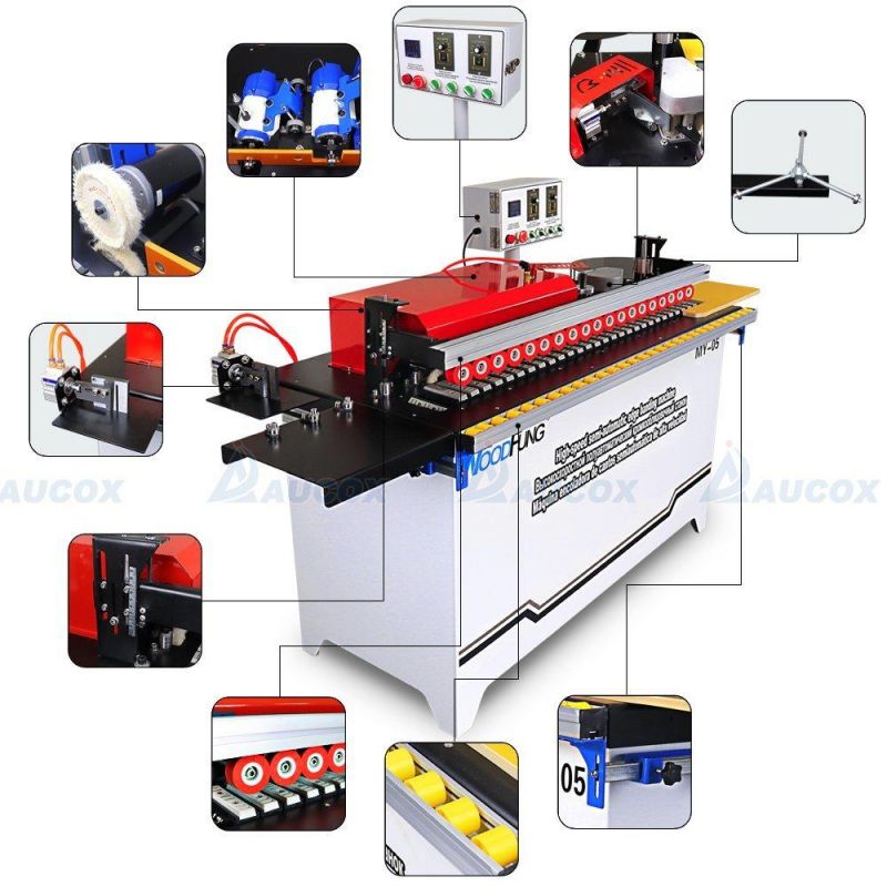 Carpenter Machinery Automatic PVC Tape 0.3-3mm Edge Banding Machine