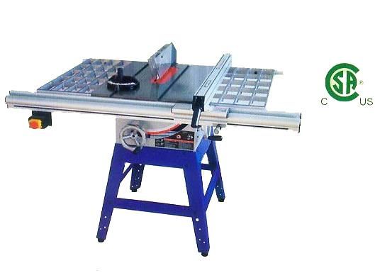 High Precision Electric Variable Speed Wood Cutting Table Saw