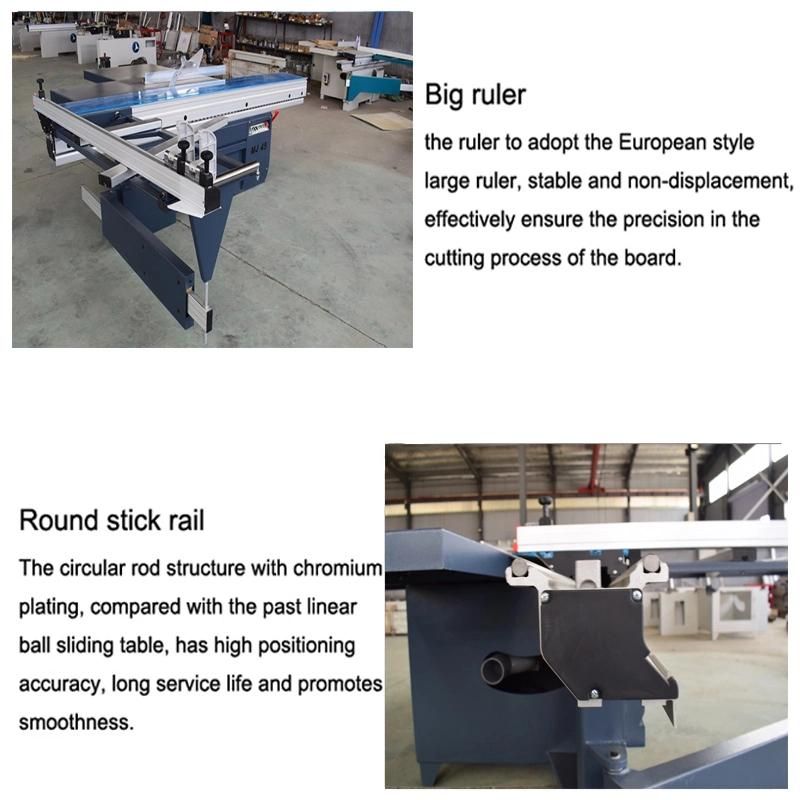 Mj45 Wood Cutting Machine 3200mm Sliding Table Panel Saw Machine for Sale