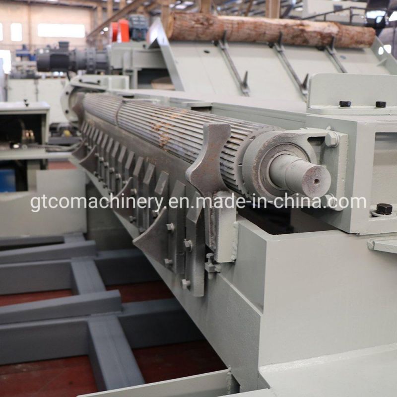 Eucalyptus Spindleless Wood Logs Debarking Machine Timber Rounding Machine